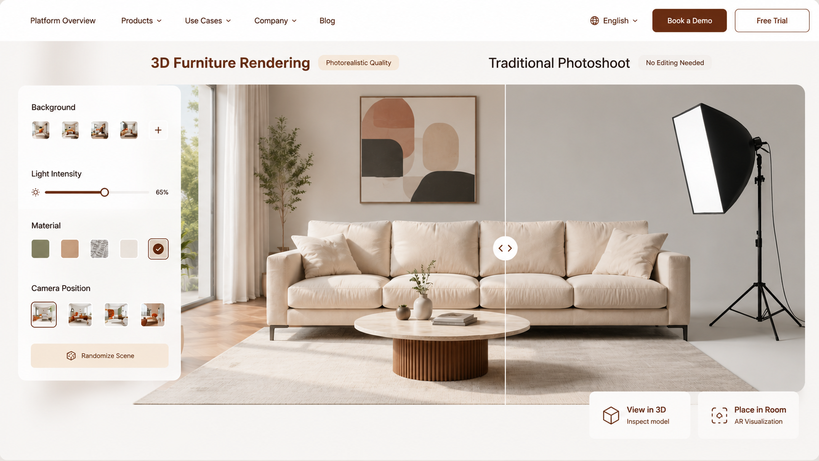 AR Furniture Visualization for Retail